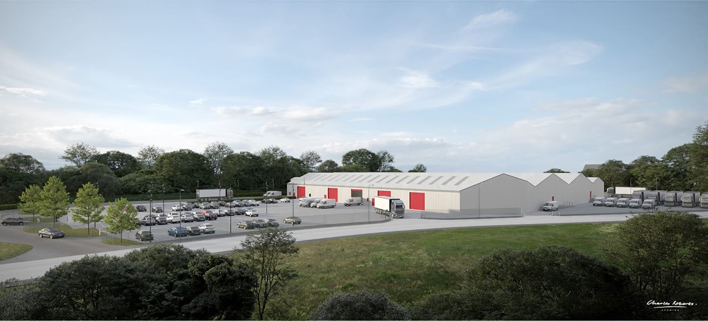 3d commercial visualisation industrial park 3d commercial visualisation industrial park