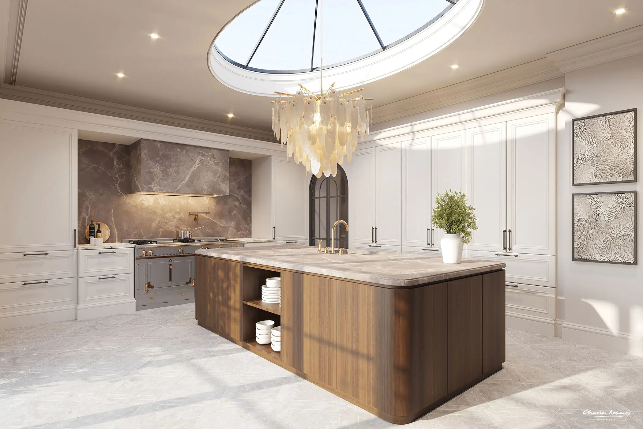 kitchen cgi luxury house renovation