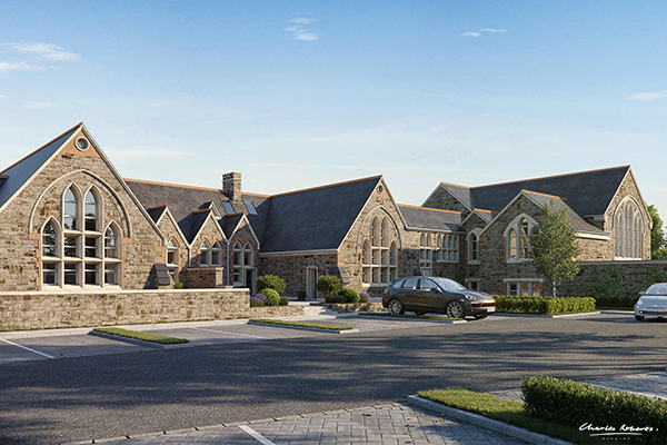 Artists impression Victorian school conversion