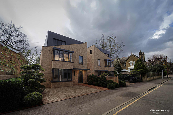 Contemporary Infill Housing CGI