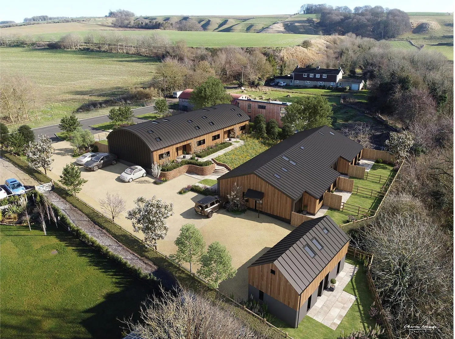 Architectural Visualisation Barn