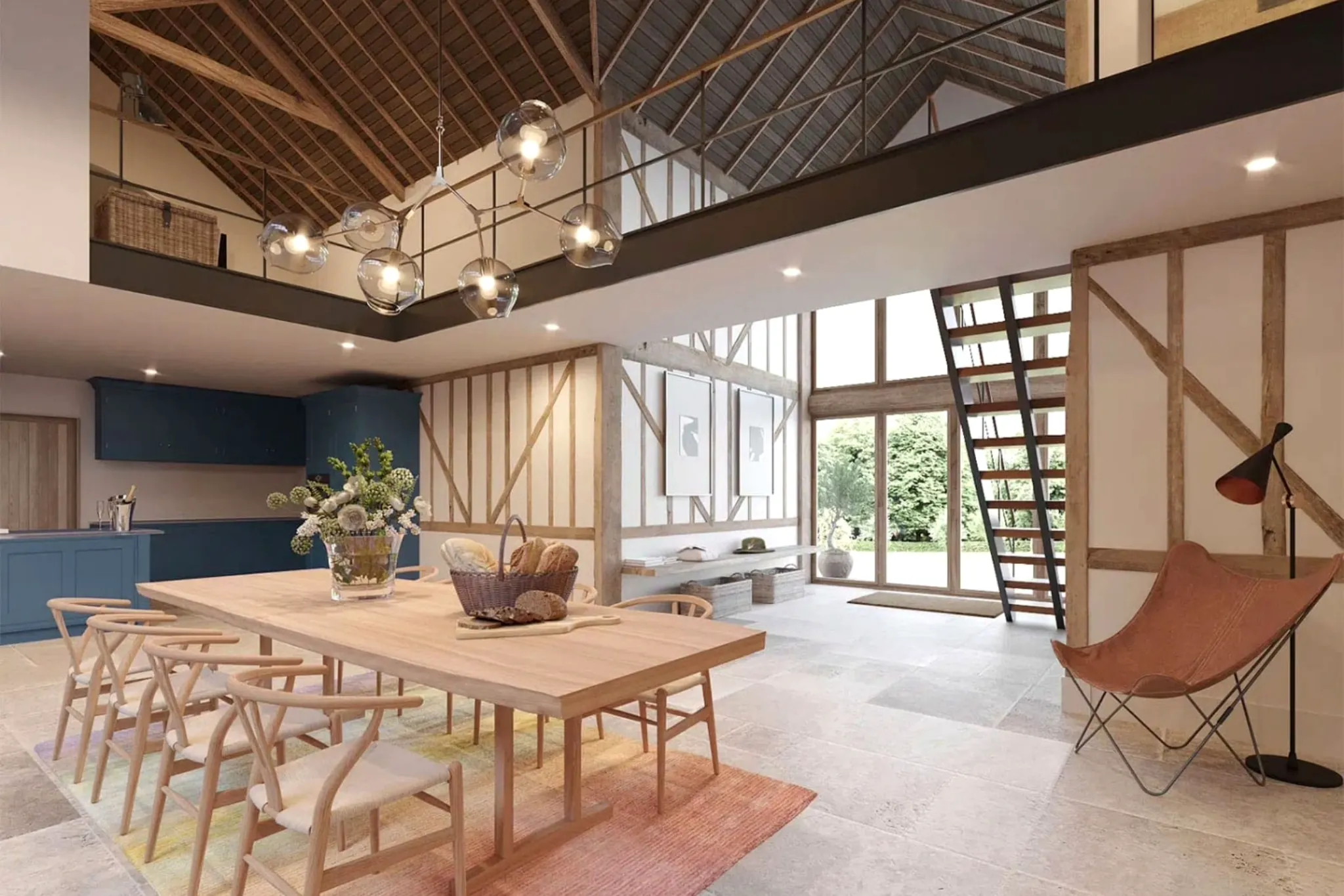 3D Rendering Barn Conversion