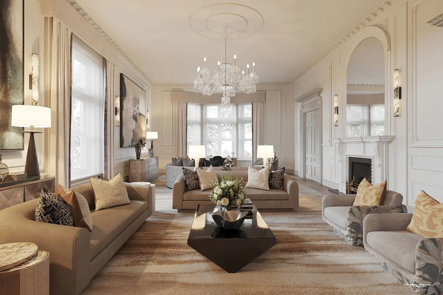 CGI Mayfair Apartment